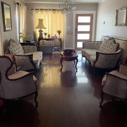 Rare Vintage Victorian Living Room Set