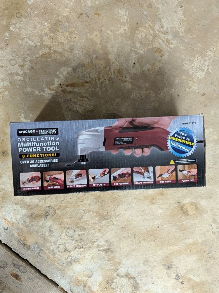 Chicago CHICAGO ELECTRIC POWER TOOLS Oscillating Multi-Tool