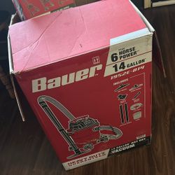 Bauer 14gal. Vacuum