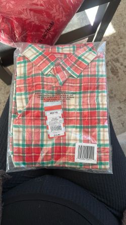 Boys Christmas Button Up Shirt