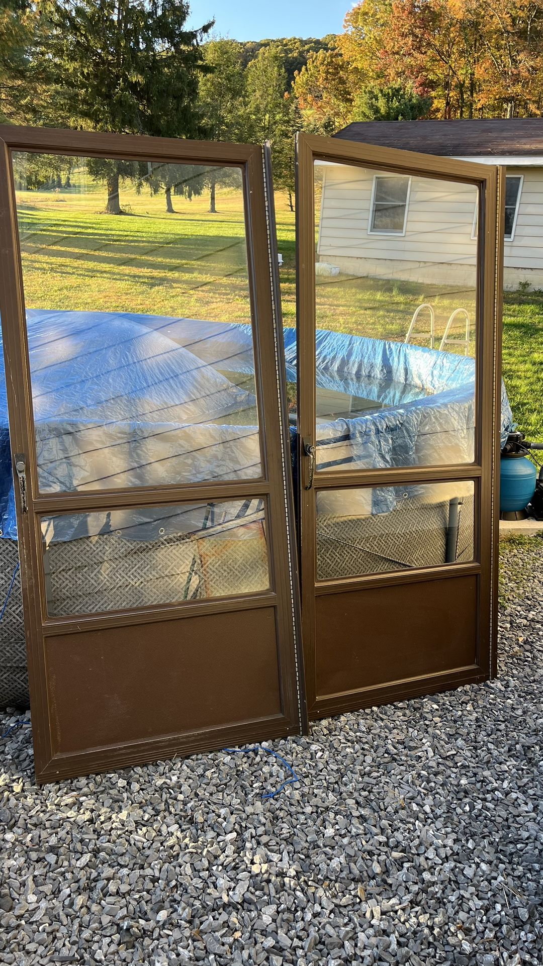 2 Screen Doors 36”x81”