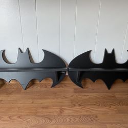 Set of Batman Wall Mounted Shelves