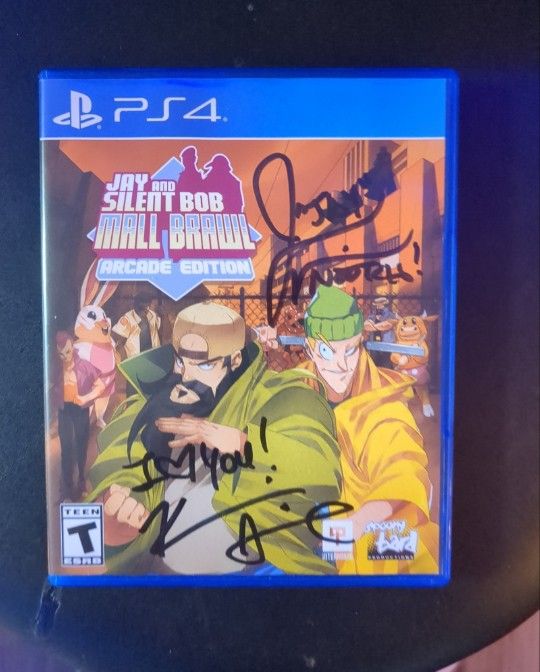 Signed Mall Brawl PS4 Game
