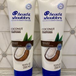 Head and Shoulders Coconut Fresh Anti-Dandruff Conditioner, 10.9 fl oz. CONDITIONERS ONLY. New/unopened. 