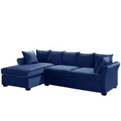 Modern large Velvet Sectional Sofa