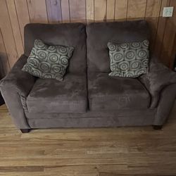 2 Brown Couches