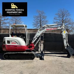 2017 Takeuchi TB240 Tracked Diesel 8,600lb Mini Excavator Kubota- 2,487 Hours