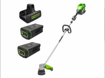 GREENWORKS 82v 16” 1.5 kW String Trimer kit