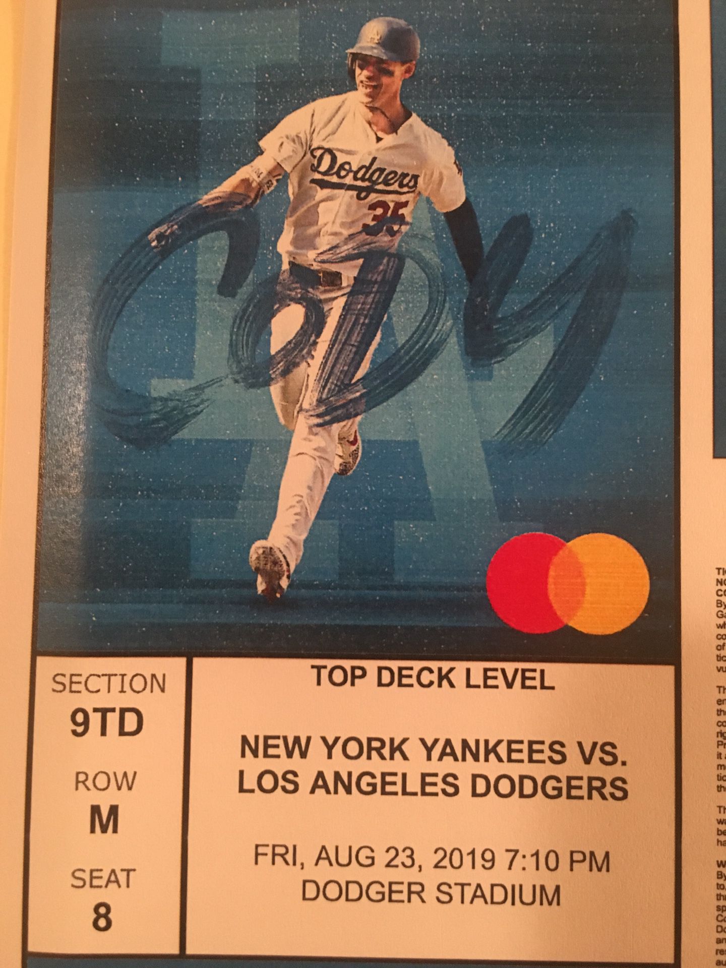 LA Dodgers vs. New Yankees Tickets