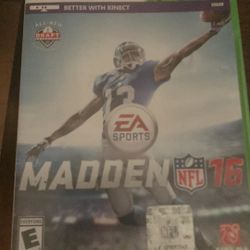Madden NFL 16 Xbox 360