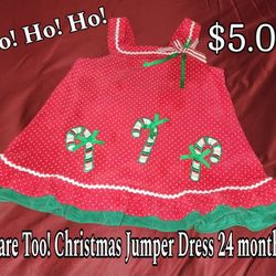 24 Months Jumper Christmas Dress