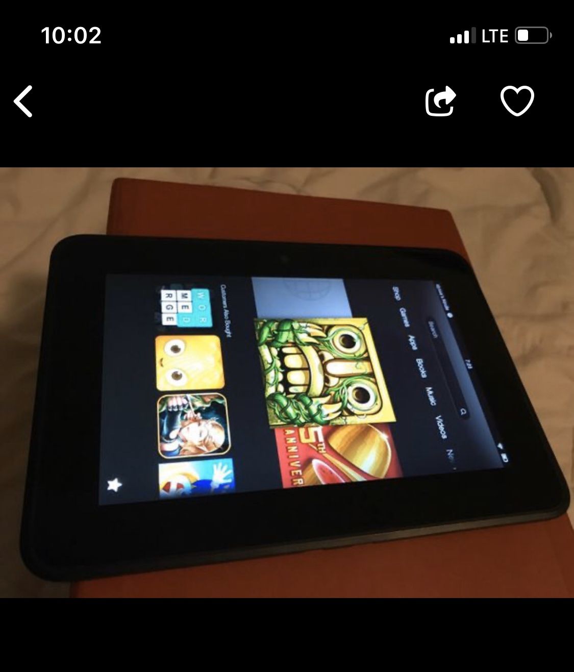 Kindle fire