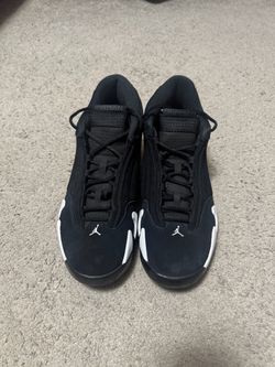 VNDS JORDAN 14 BLACK WHITE SIZE 11.5