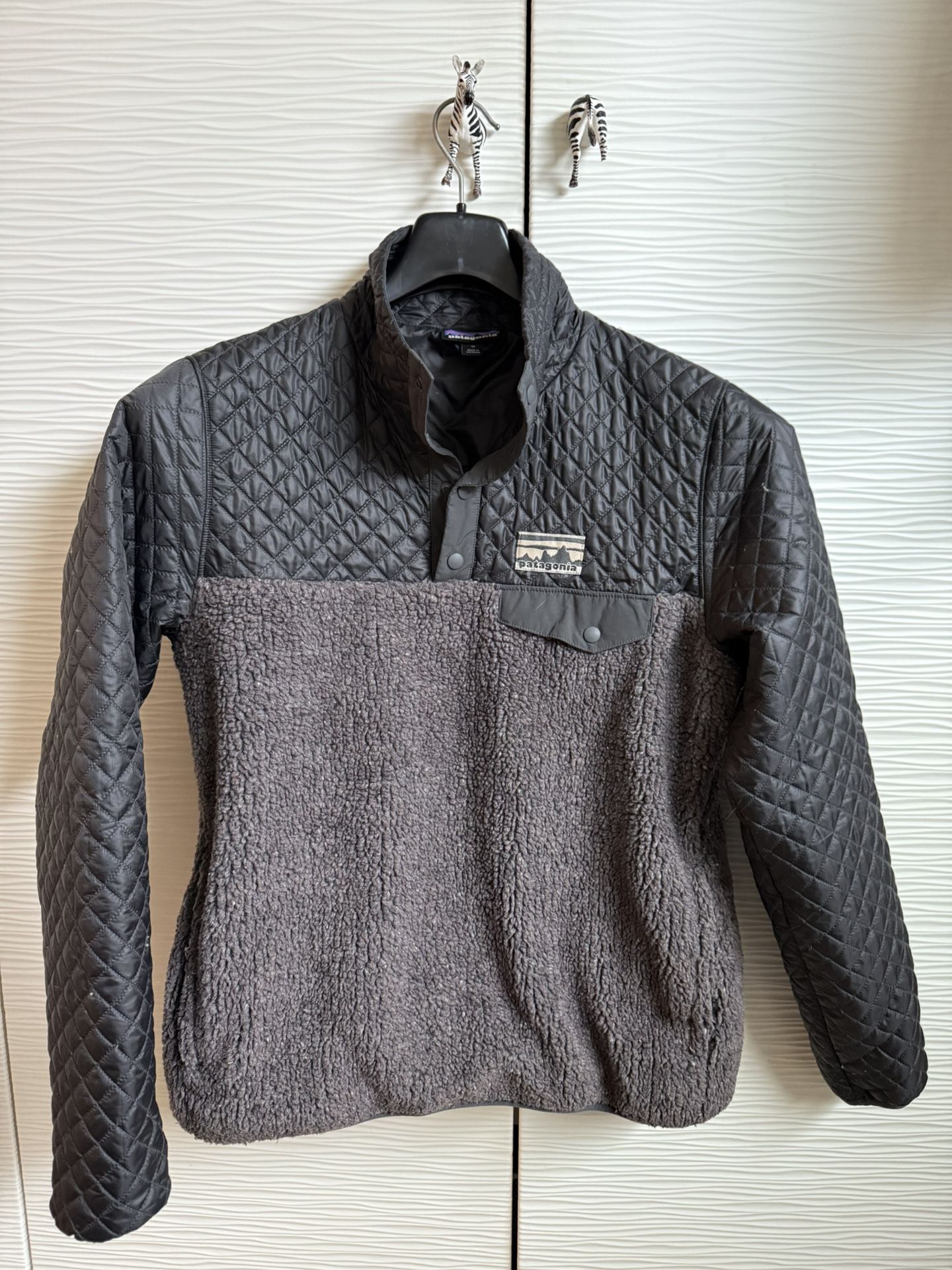 Women’s Patagonia Mixed Media Snap T Sweater Size Medium *** Limited Edition