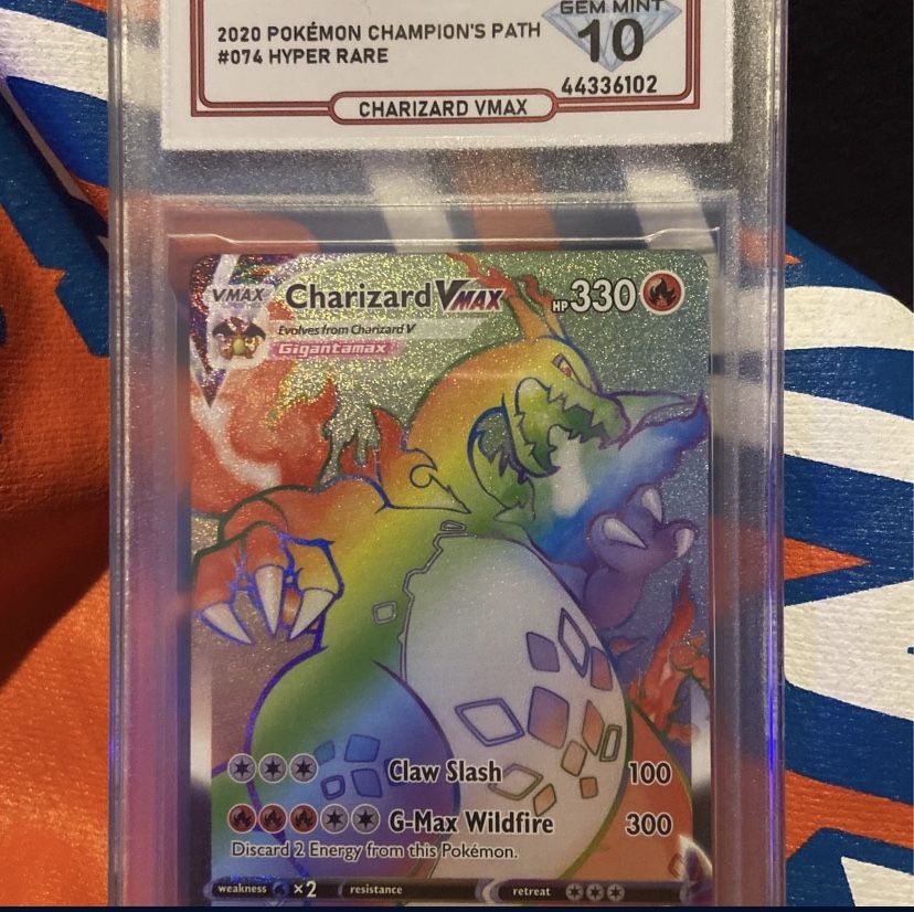 Dsg 10 graded rainbow charizard