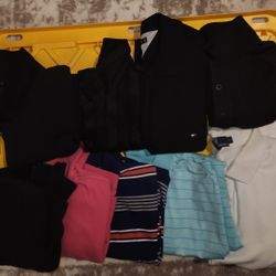 19 Men's Shirts (7 Golf Shirts and 12 Short Sleeve Button Downs) (Great For Resellers)