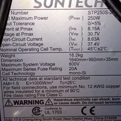 Solar Panels 250W 12V Monocrystalline Solar Panel w/ 9BusBar Technology 