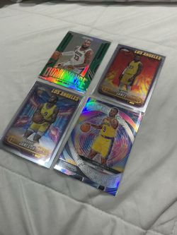LeBron James  Bronny Jr 4 card lot