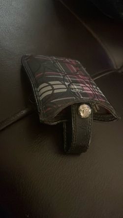 Coach Phone Sleeve Case with Snap Closure