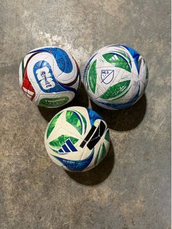 Adidas Soccer Training Balls - Lot Of 3 Used Soccer Balls (All Size 4)