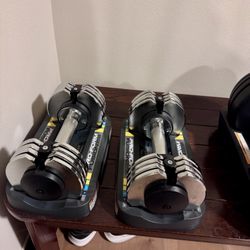 ProForm SpaceSaver Adjustable 25 Pound Dumbbell Set with Storage Tray