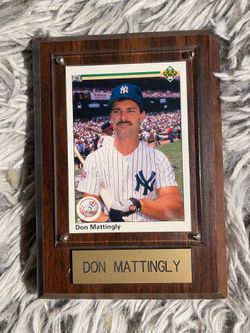 Framed Don Mattingly Card