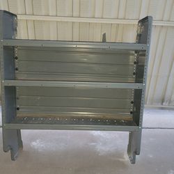 Adrian steel shelves for van