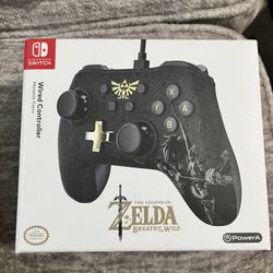 Power A Nintendo Wired Switch Controller Zelda Breath of the Wild Edition OEM