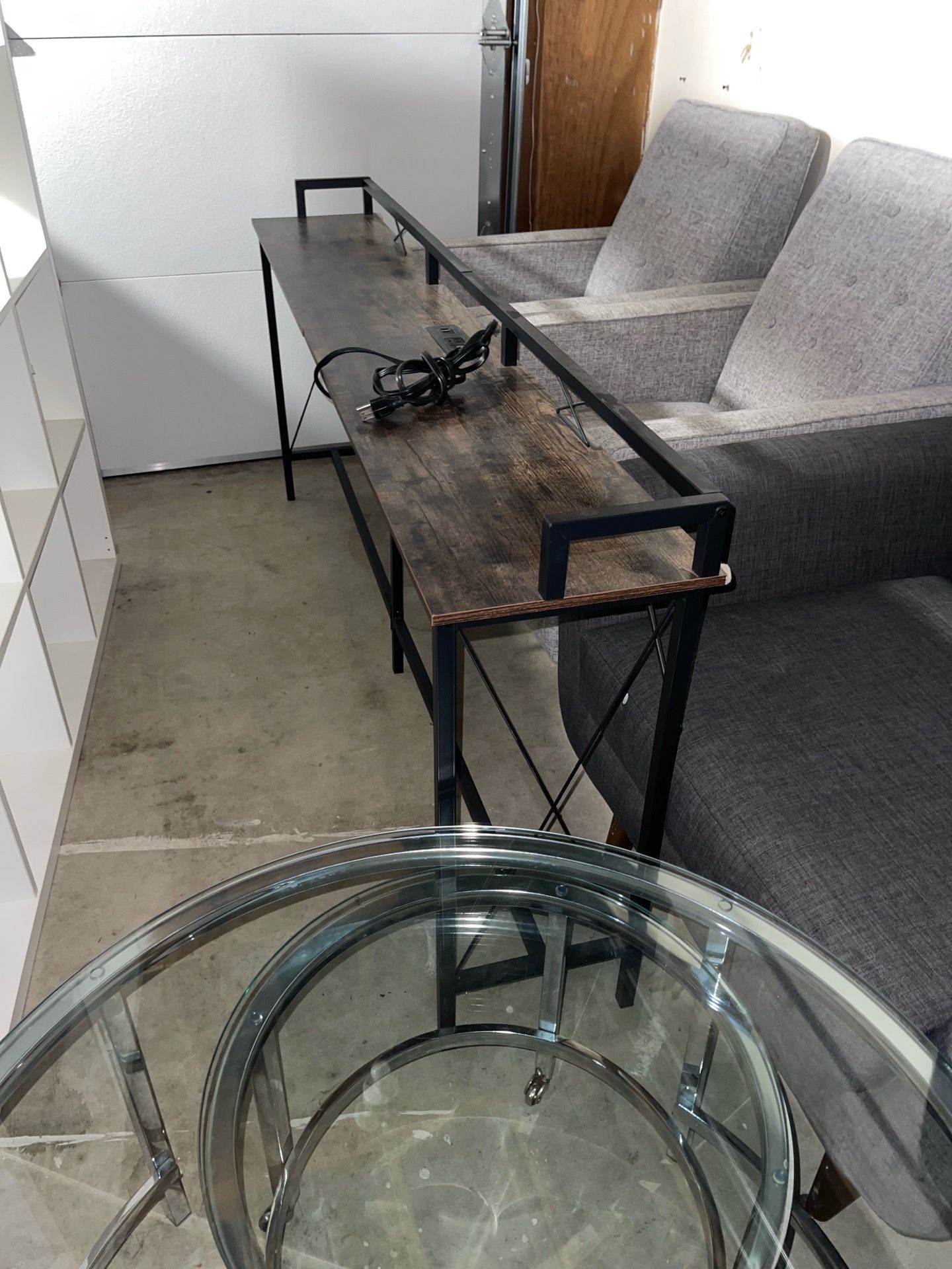 Priced to Sell - Sofa Table Accent Table Storage End Table