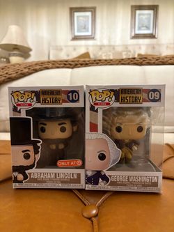 Funko Pop American History Lincoln & Washington Set