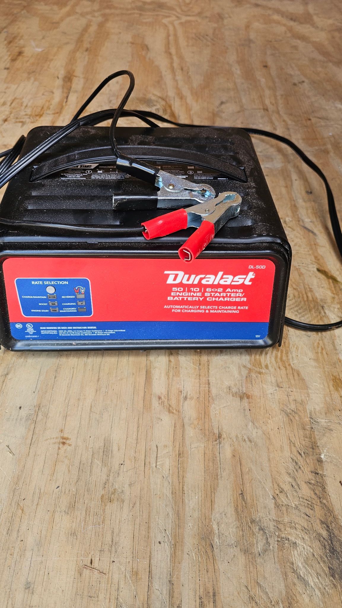 Duralast Engine Starter / Battery Charger 50Amp DL-50D