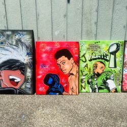 Custom Airbrush canvas Art