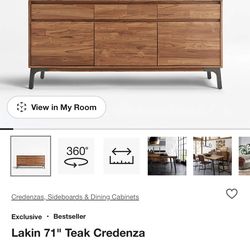 Crate and barrel cabinet