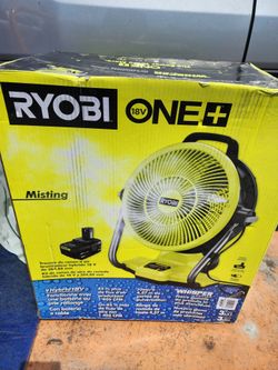 Ryobi One Misting Fan
