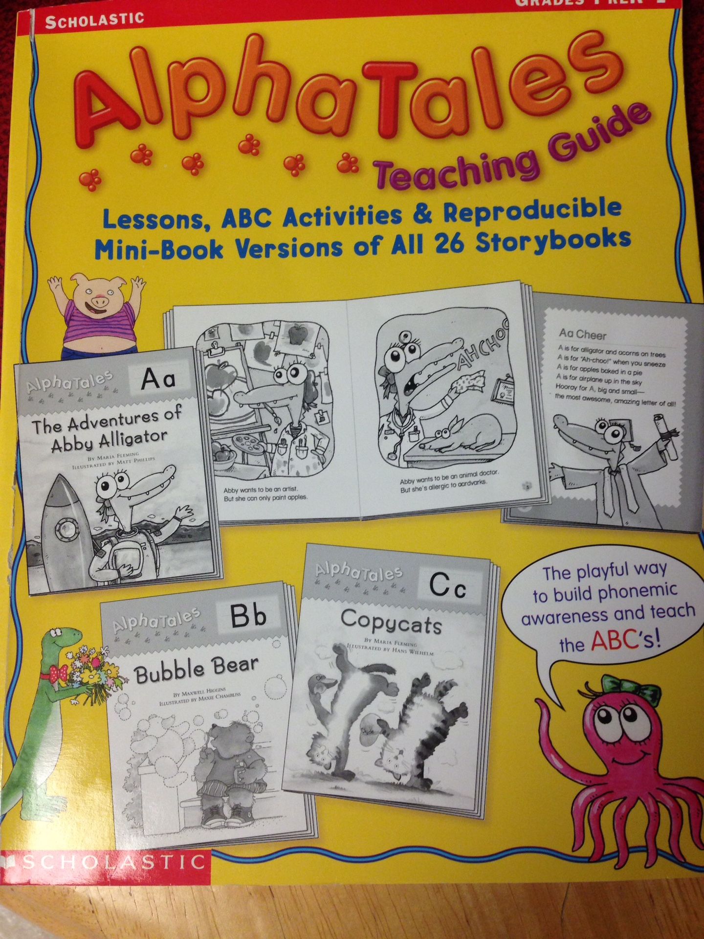 condition: good Complete Alphatales Book set including teaching guide. Good shape used set in original box. Cost $50. new. Selling for $30.