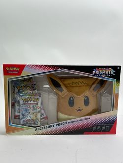 New Pokémon TCG Prismatic Evolutions Accessory Pouch Special Collection