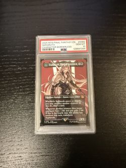 Sephiroth, Fabled SOLDIER (0382) (Borderless) Foil Final Fantasy - PSA 10