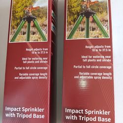 Sprinkler System With Tripod Base Brand New $20 Each