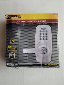 Brinks commercial keypad door lock handle