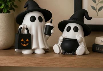 3d printed Halloween Ghost Figurines Set of 2