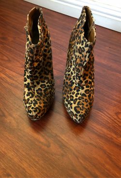 Cheetah booties