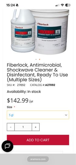 RESELL opportunity!! Shockwave RTU disinfectant and cleaner