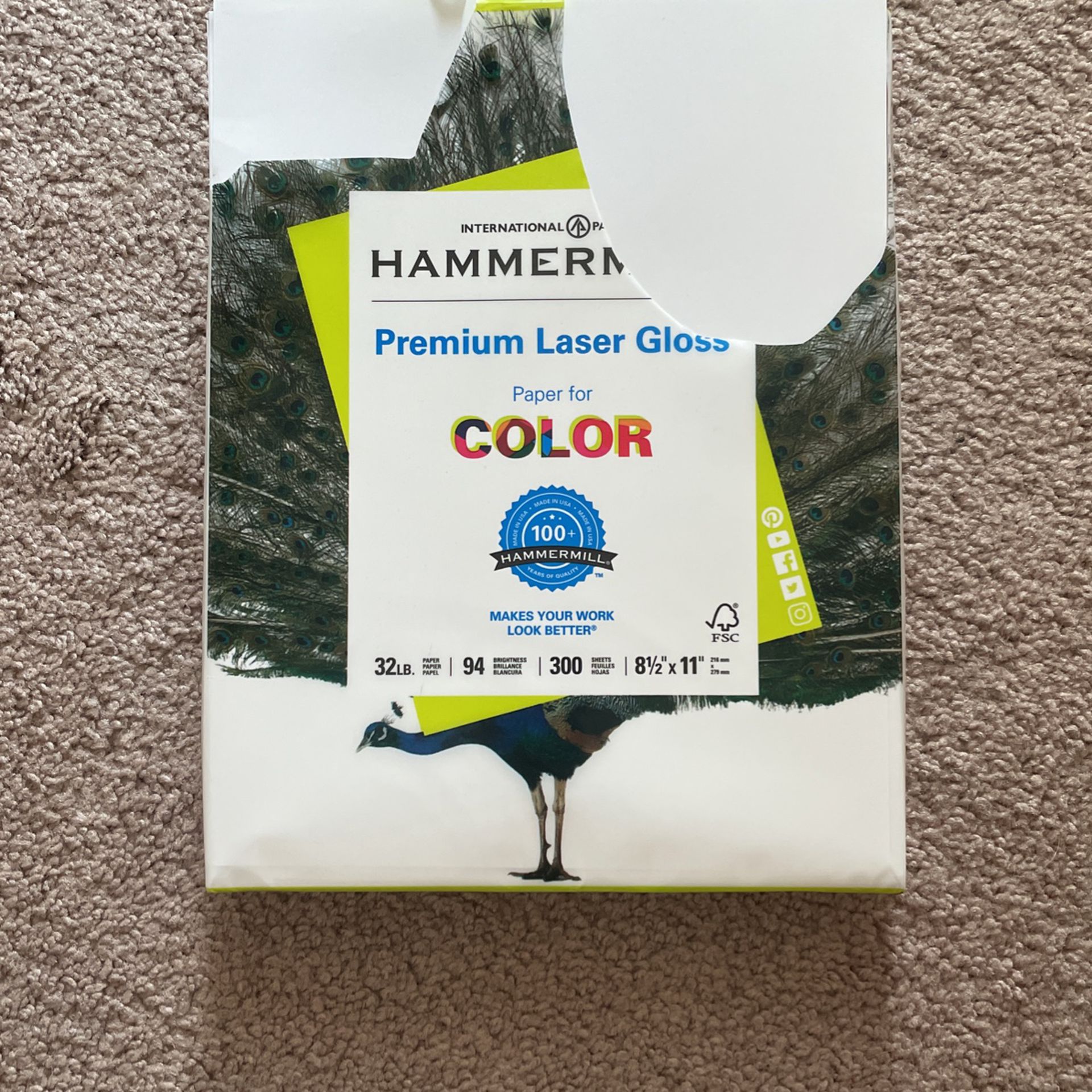 Hammermill Premium Laser Gloss Paper