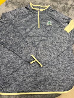 Colosseum Notre Dame 1/4 Zip Dri Fit Long Sleeve Pullover in great shape, Size men’s XXL