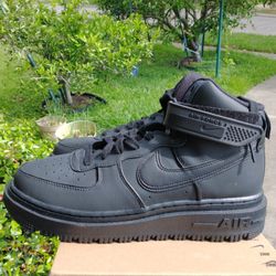 Nike Air Force 1 Boot Men Size 10 Black