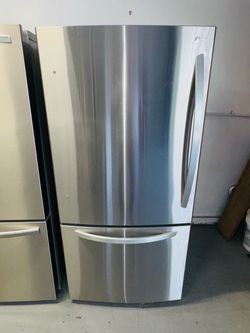 LG acero inoxidable negro 33X69X30 un recibo frigorífico por 90 días de garantía