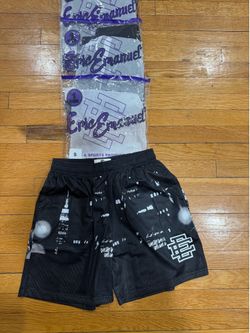 Brand New Eric Emmanuel Black New York Shorts