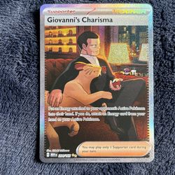 Giovanni's Charisma - 204/165 - SV: Scarlet & Violet 151 (MEW)
