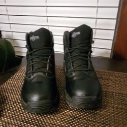 Black Army Style Boots