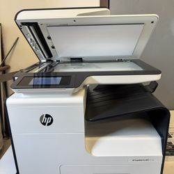 HP PageWide Pro MFP 477dw + FULL Ink + 10 Extra Genuine HP Cartridges